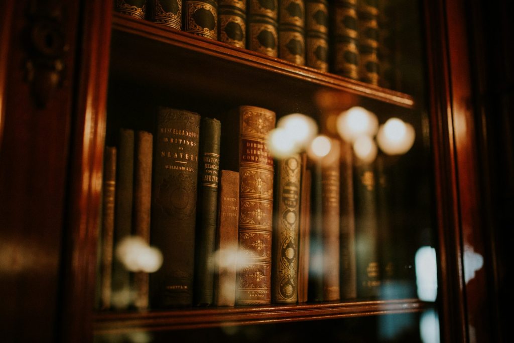 Bücherregal, Rechtsanwältin Almut Jung